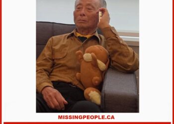 Photo of missing person Won Kil Kim, age 84, from Surrey, British Columbia.