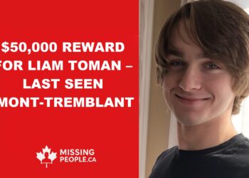 Liam Gabriel Toman, 22, missing skier from Ontario, last seen Mont-Tremblant February 2, 2025.