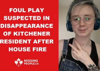 Photo of missing person Eli Wood, 25, from Kitchener, Ontario.