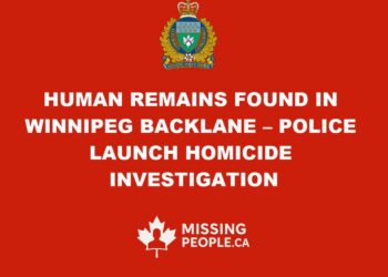 Police scene in Winnipeg where partial human remains were discovered in a Selkirk Avenue backlane.