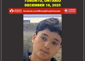 Photo of missing youth Ali, age 15, from Toronto, Ontario.