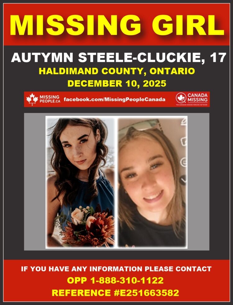 MISSING PERSON CANADA RELEASE