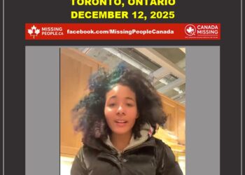 Photo of missing youth Shiloh, age 15, from Toronto, Ontario.