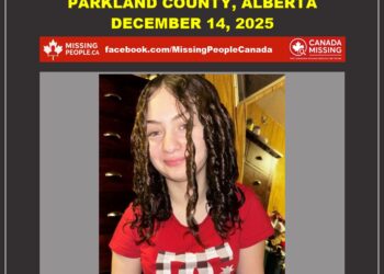 Photo of missing female teen Nisa Pakyurek, age 15, from Parkland County, Alberta