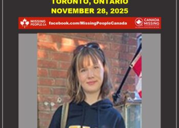 Photo of missing person Sophia, age 18, from Toronto, Ontario.