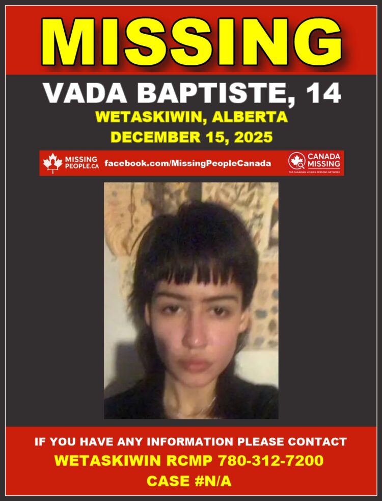 MISSING PERSON CANADA RELEASE