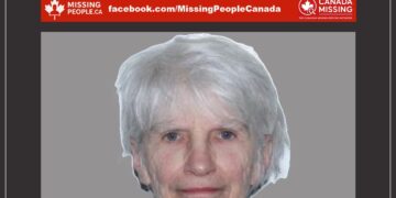 Photo of missing woman Louise Bellefeuille, age 79, from Lachute, Quebec.
