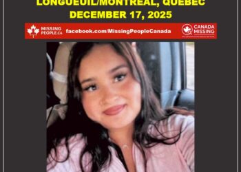 Photo of missing female teen Gabriella Zamorano-Sanchez, age 17, from Longueuil/Québec City area