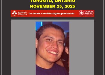 Photo of missing person Andreas, age 26, from Toronto, Ontario.