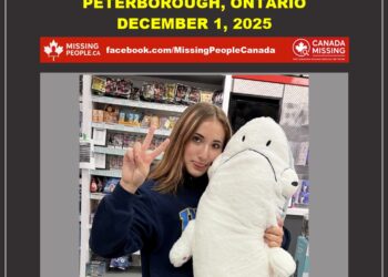 Photo of missing 13-year-old girl Brooke from Peterborough, Ontario.