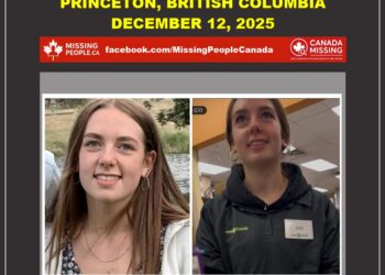 Photo of missing female teen Eden Jensen, age 16, from Princeton, British Columbia.