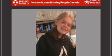 Photo of missing female teen Aliya Degeit, age 15, from Torrance, Ontario