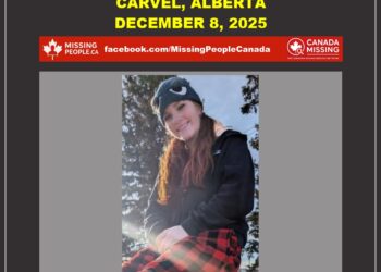 Photo of missing female teen Jade Gauthier, age 13, from Carvel, Alberta