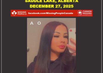 Photo of missing girl Kali Stamp, age 17, from Saddle Lake, Alberta