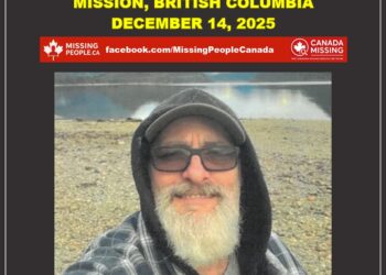 Photo of missing male Timothy Eyolfson, age 62, from Mission, British Columbia