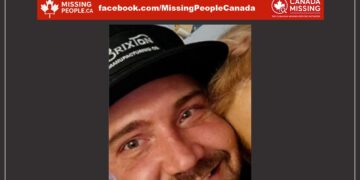 Photo of missing man Blair, age 37, from Selkirk, Manitoba