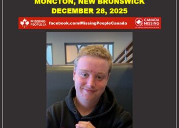 Photo of missing boy Cole, age 16, from Moncton, New Brunswick