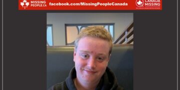 Photo of missing boy Cole, age 16, from Moncton, New Brunswick