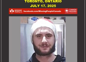 Photo of missing person Braden, age 32, from Toronto, Ontario.