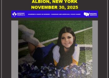 Photo of missing 15-year-old girl Hailey Elmer from Albion, New York.