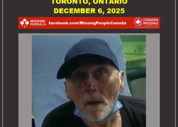 Photo of missing person Allen, age 70, from Toronto, Ontario.