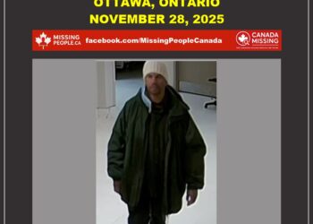 Photo of missing man Michael Harding, age 40, from Ottawa, Ontario.