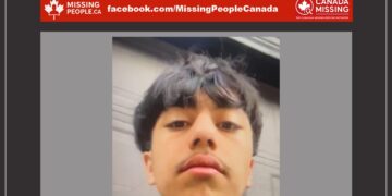 Photo of missing male teen Sohrab, age 16, from Calgary, Alberta.