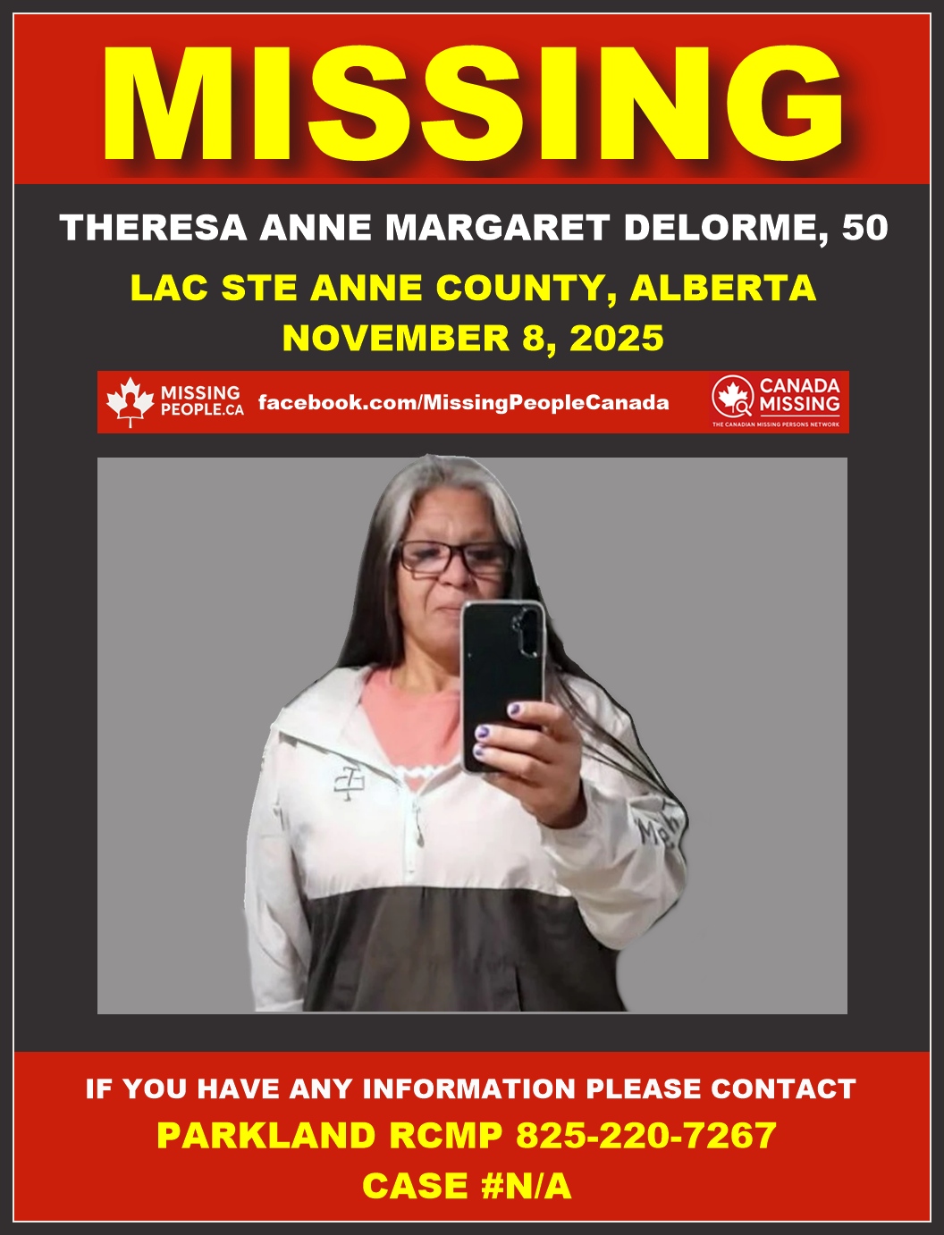 MISSING PERSON CANADA RELEASE