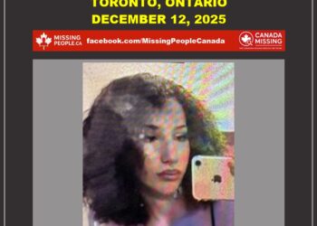 Photo of missing youth Ishkode "Cora", age 16, from Toronto, Ontario.