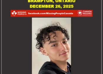 Photo of missing boy Ahmed, age 15, from Brampton, Ontario