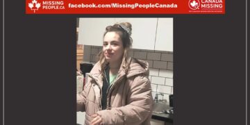 Photo of missing female youth Alexis Dawn Daley (Middleton), age 17, from Saint John, New Brunswick.