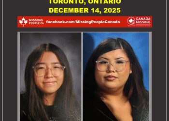 Photos of missing youths Alyssa, 16, and Tiyonna, 15, from Toronto, Ontario.