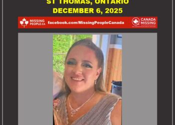 Photo of missing woman Amanda, age 39, from St Thomas, Ontario.