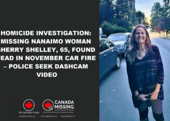 Photo of Sherry Shelley, 65, from Nanaimo, BC – homicide victim found in Nov. 2025 vehicle fire.
