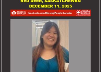 Photo of missing female teen Beauty Okeymow, age 16, from Red Deer, Saskatchewan.