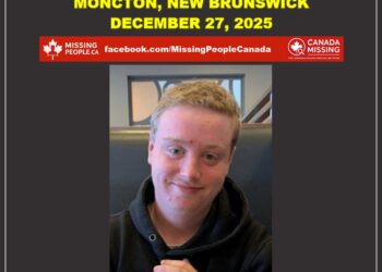 Photo of missing boy Cole, age 16, from Moncton, New Brunswick