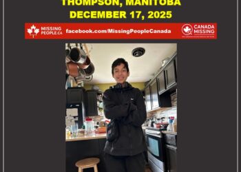 Photo of missing male teen Dallas Beardy, age 15, from Thompson, Manitoba.