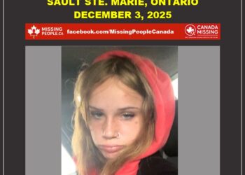 Photo of missing female teen Mya Johnson, age 15, from Sault Ste. Marie, Ontario.