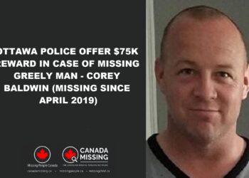 Photo of Corey Baldwin, 46, from Greely, Ontario – homicide investigation for 2019 disappearance.