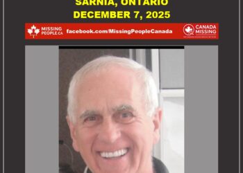 Photo of missing senior man Richard Venne, age 79, from Sarnia, Ontario