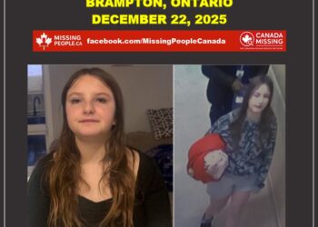Photo of missing female teen Ava, age 13, from Brampton, Ontario