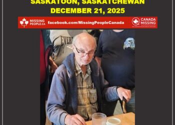 Photo of missing senior man Wallace Ochitwa, age 71, from Saskatoon, Saskatchewan.