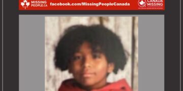 Photo of missing male child Miguel Jordan Xavier Cook-Smith, age 12, from Winnipeg, Manitoba.