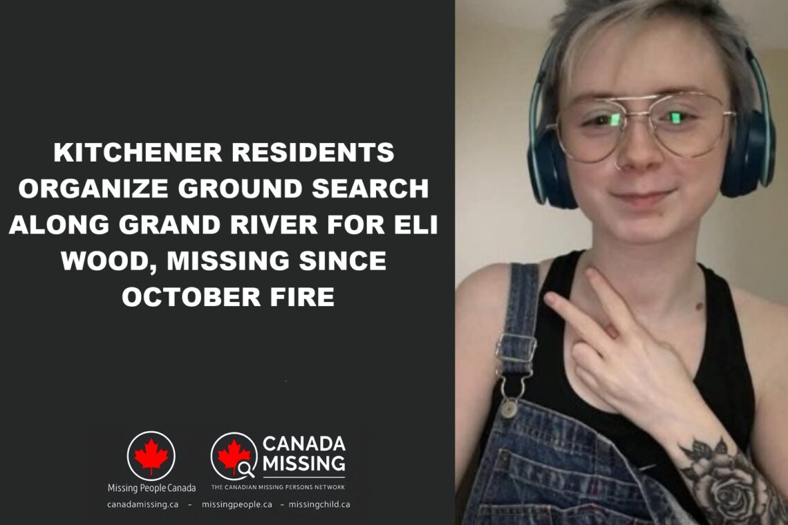 Eli Wood, 25, missing from Kitchener since suspicious October 19, 2025 fire