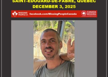 Photo of missing man Vincent Rocheleau, age 41, from Saint-Édouard-de-Fabre, Quebec.