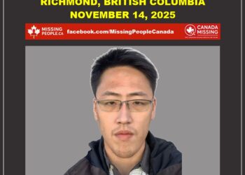 Photo of missing man Wentao Lu, age 30, from Richmond, British Columbia.