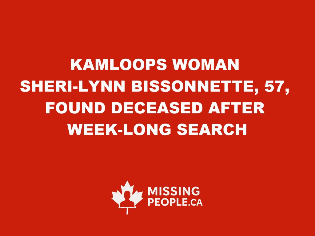 MISSING PERSON CANADA RELEASE