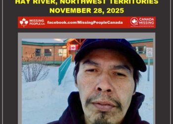 Photo of missing man John Smallgeese from Hay River, Northwest Territories.