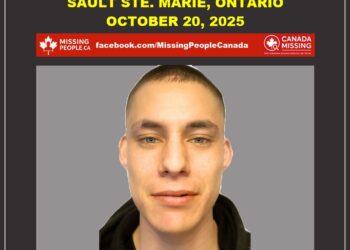 Photo of missing man Brent Boissoneau-Stone, age 27, from Sault Ste. Marie, Ontario.