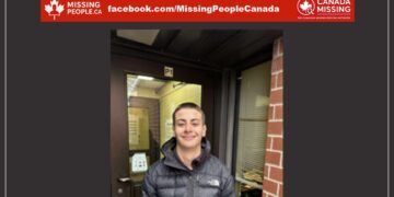 Photo of missing male teen Jérémy Campeau, age 14, from Joliette, Quebec
